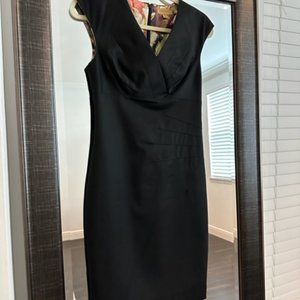 Ted Baker Black Dress w/floral Lining